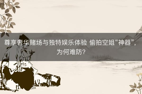 尊享奢华赌场与独特娱乐体验 偷拍空姐“神器”， 为何难防?